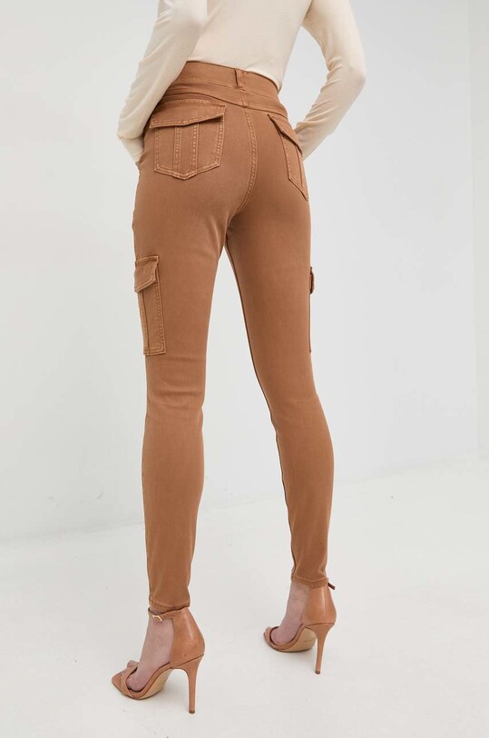 Дрехи Оформящ панталон Spanx Stretch Twill Ankle Cargo 20311R кафяв
