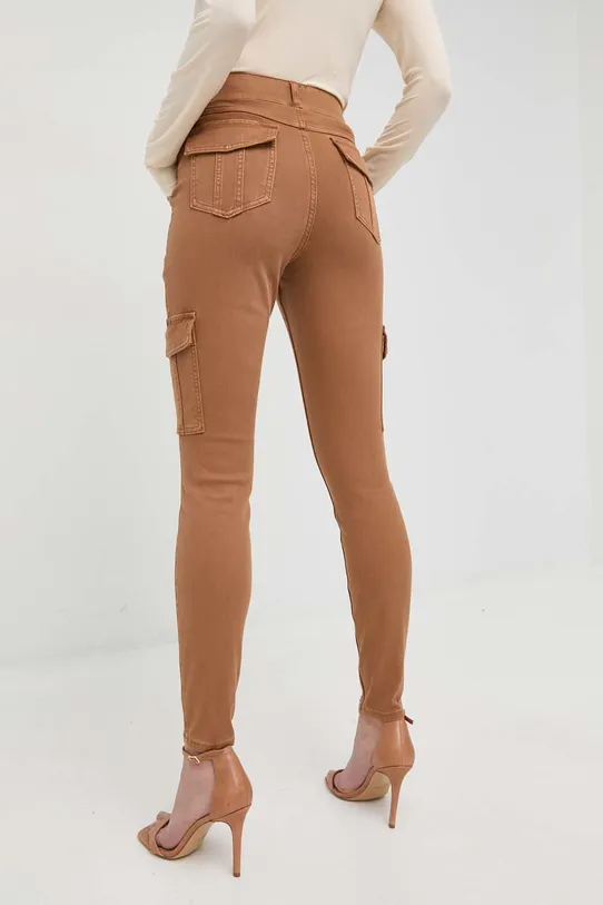 Odzież Spanx spodnie modelujące Stretch Twill Ankle Cargo 20311R brązowy