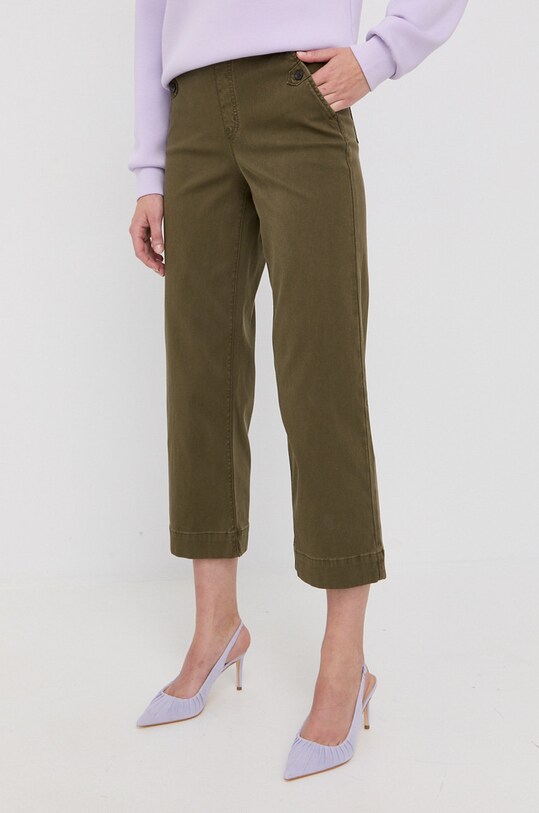 Spanx pantaloni drept verde 20312R
