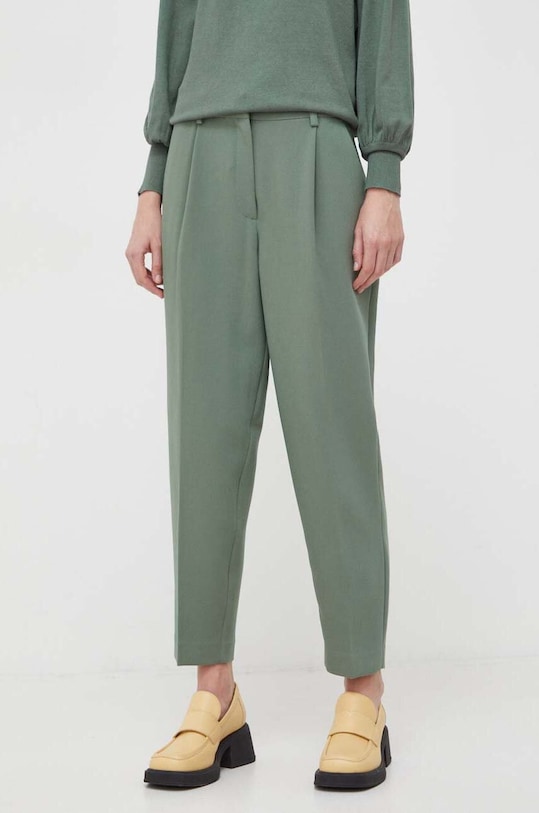 Bruuns Bazaar spodnie CindySus Dagny pants BBW2393 zielony SS25
