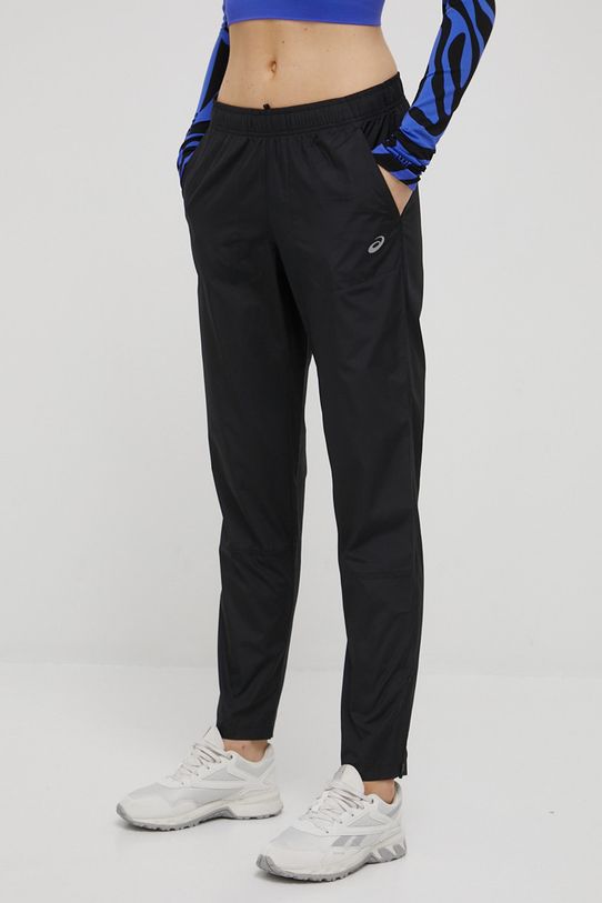 Παντελόνι για τζόκινγκ Asics Core ύφασμα μαύρο 2012C339.001