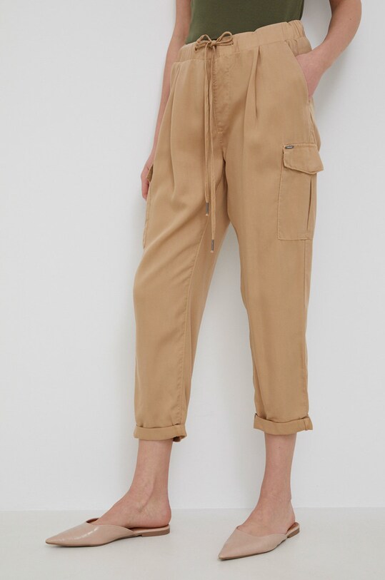 Pepe Jeans nadrág Jynx PL211546YG0.845 bézs SS22