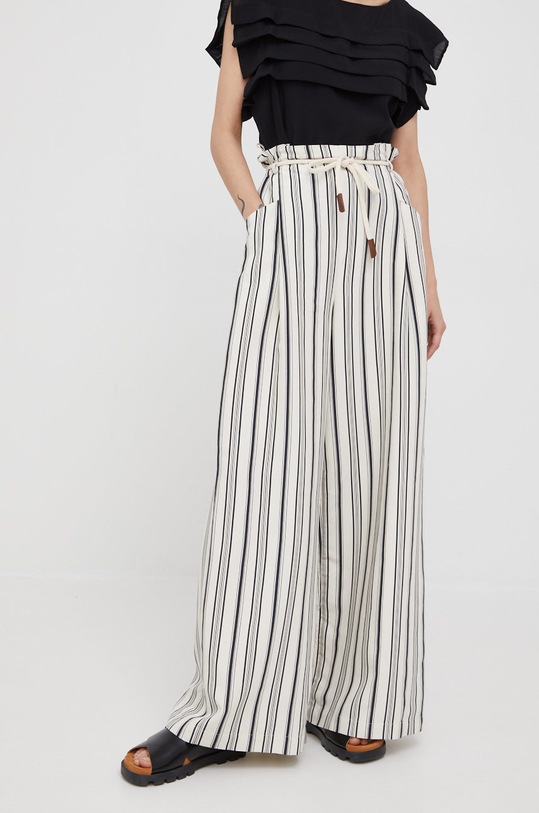Kalhoty Sisley 44TGLF014.902 béžová SS22