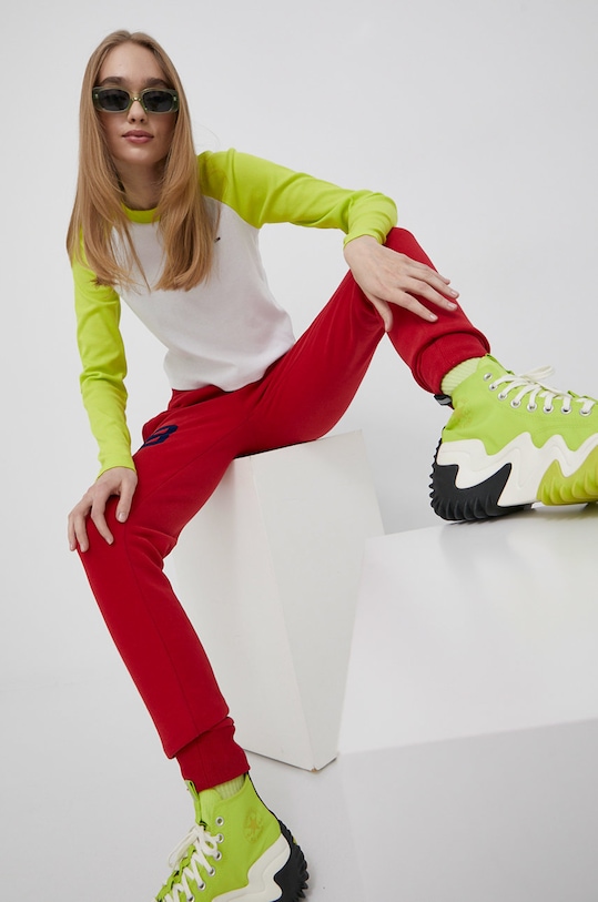 Superdry joggers W7010689A.RXG rosso SS22