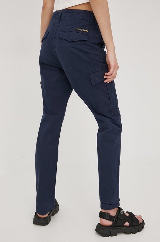Oblečenie Nohavice Superdry W7010712A.L6T tmavomodrá