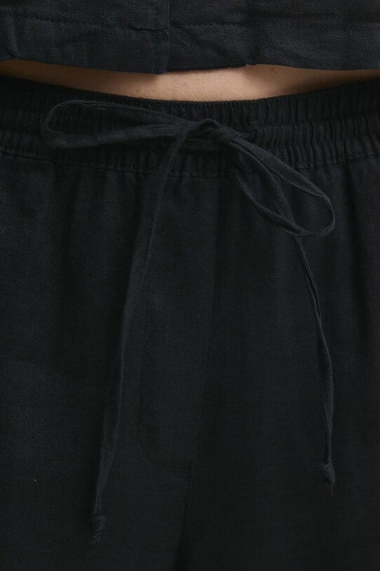 Dkny pantaloni din in negru P2RKSEUA