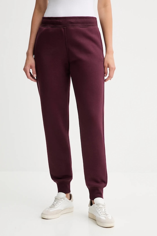 G-Star Raw spodnie dresowe bordowy D21320.C235