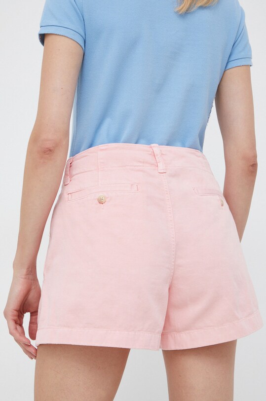 Ρούχα Βαμβακερό σορτσάκι Polo Ralph Lauren 211863229003 ροζ