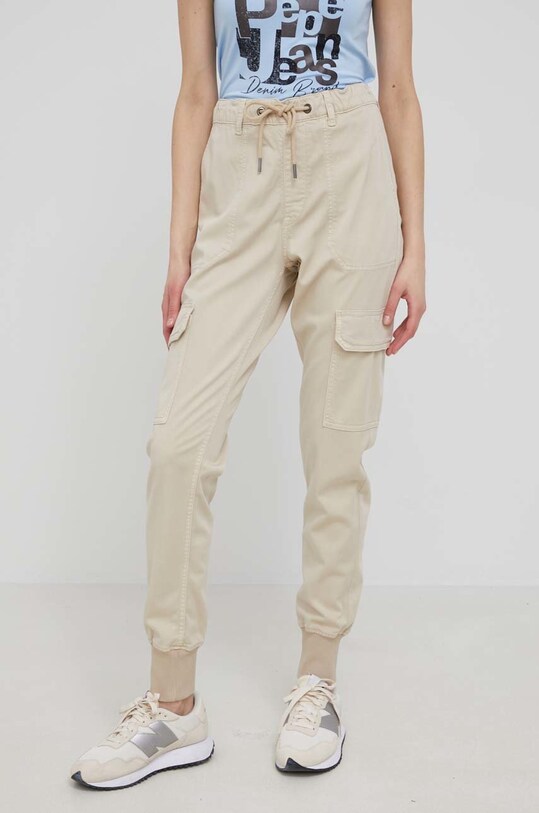 Pepe Jeans pantaloni PL211549YC6.836 bej SS22