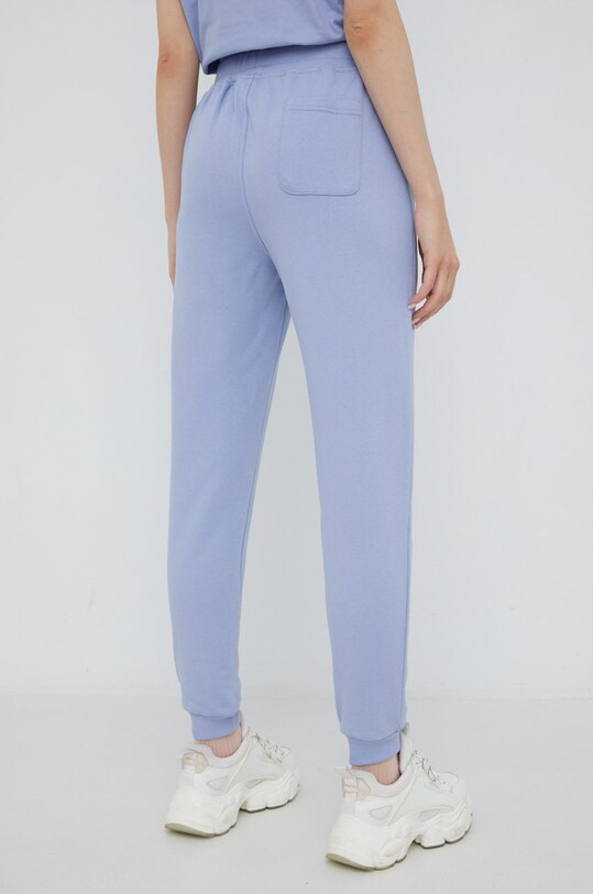 Odzież Kangol spodnie dresowe bawełniane KLEU007.D niebieski