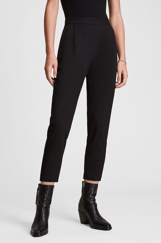 AllSaints pantaloni WT111V negru SS22