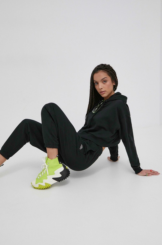 Ellesse spodnie dresowe bawełniane bawełna czarny SGM14156