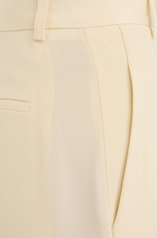 Victoria Beckham spodnie jedwabne beżowy 1222WTR003546B