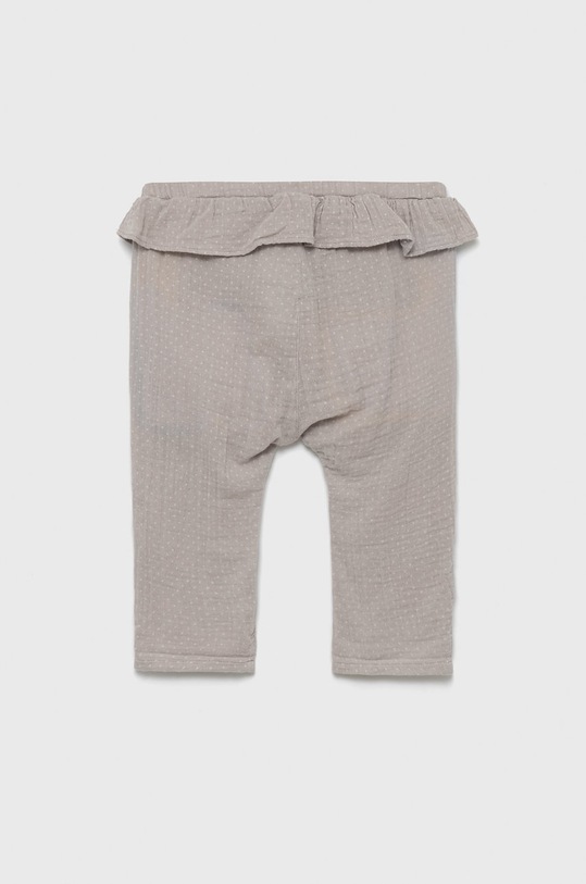 United Colors of Benetton spodnie bawełniane dziecięce 4MFNAF005.W szary SS22