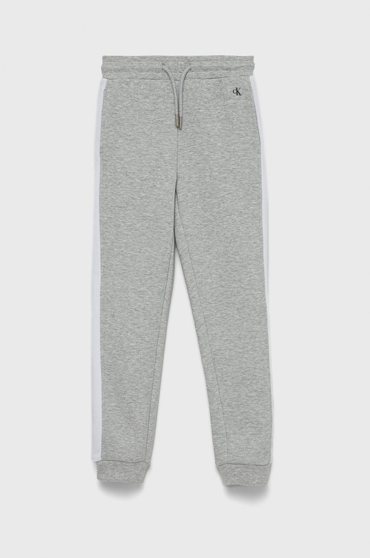 Calvin Klein Jeans Spodnie dziecięce IG0IG01266.PPYY dzianina szary IG0IG01266.PPYY