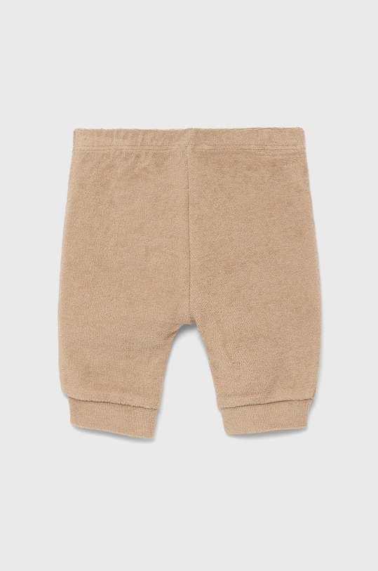 United Colors of Benetton spodnie bawełniane dziecięce 3CEDAF004.W beżowy SS22
