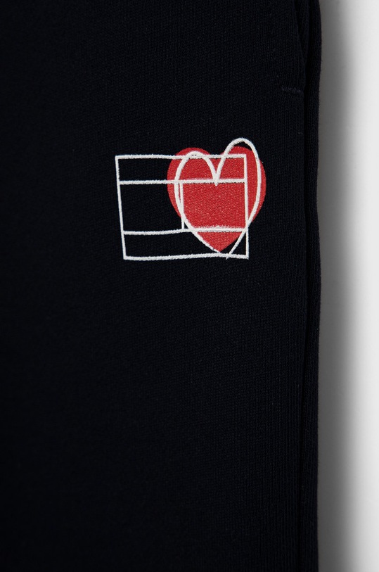 Chłopiec Tommy Hilfiger spodnie bawełniane dziecięce KS0KS00258.PPYY granatowy