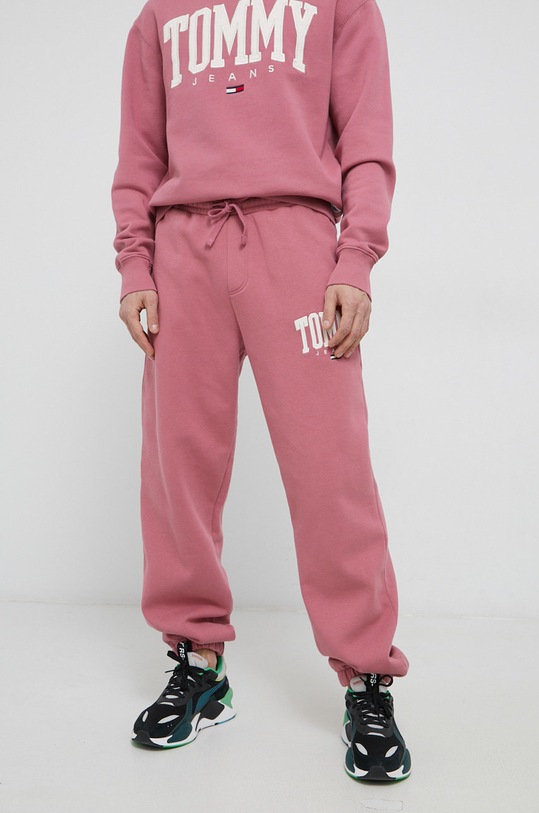 Odzież Tommy Jeans Spodnie DM0DM12548.PPYY DM0DM12548.PPYY różowy