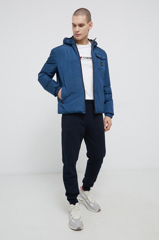 Хлопковые брюки Tommy Hilfiger MW0MW24876.PPYY тёмно-синий SS22