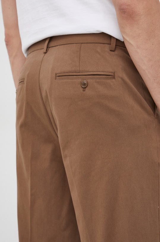 Hlače Samsoe Samsoe smeđa M21400058