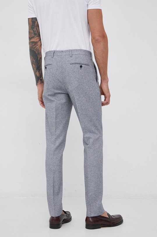 Odzież Tommy Hilfiger Spodnie z domieszką wełny PDTHL7534.PDTH406 szary