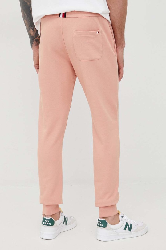 Odzież Tommy Hilfiger spodnie dresowe bawełniane MW0MW08388.PPYY różowy