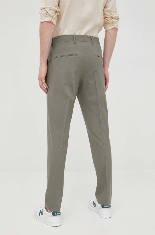 Îmbrăcăminte Tiger Of Sweden pantaloni de lana T70791006 verde