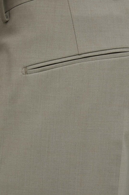 Tiger Of Sweden pantaloni de lana verde T70791006