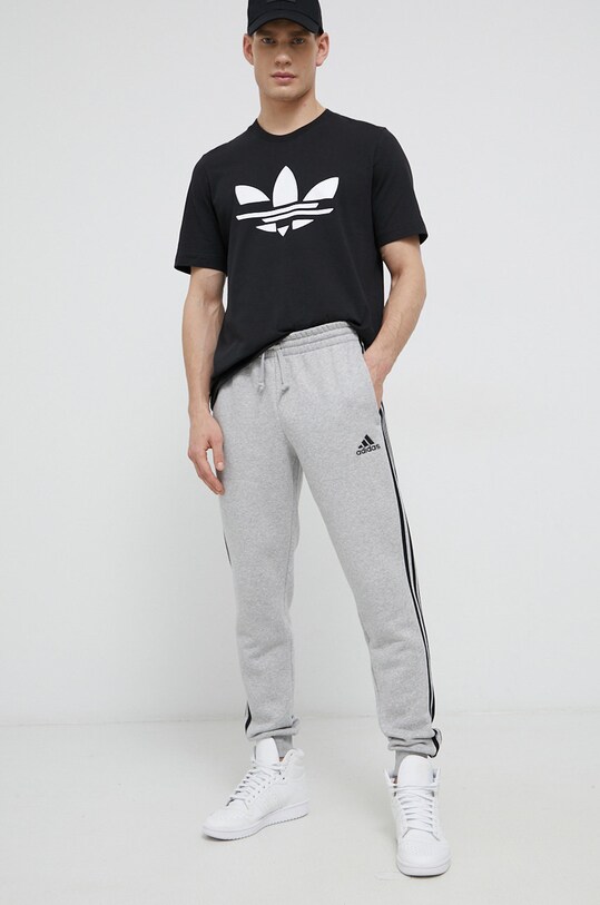 Штани adidas GM1091 трикотаж сірий GM1091