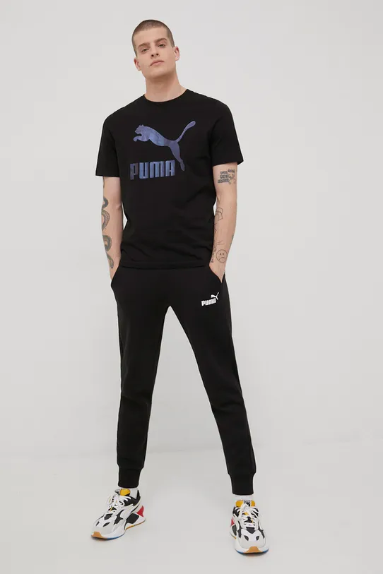 Παντελόνι Puma 586714 μαύρο AW23