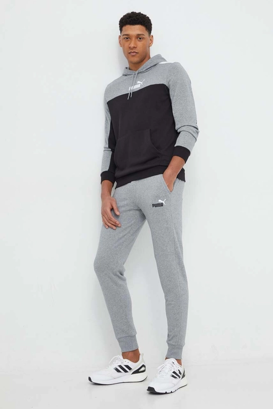 Puma pantaloni 586768 gri SS24