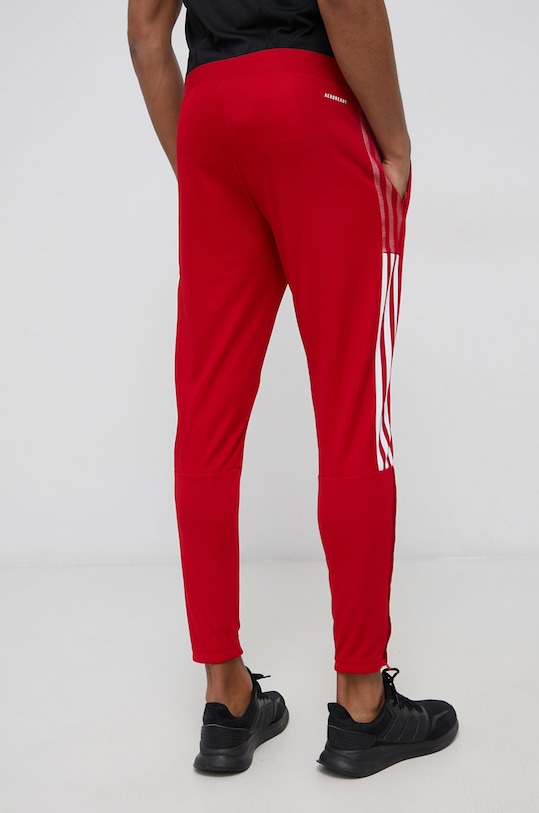 Odzież adidas Performance spodnie treningowe GJ9869 GJ9869 czerwony