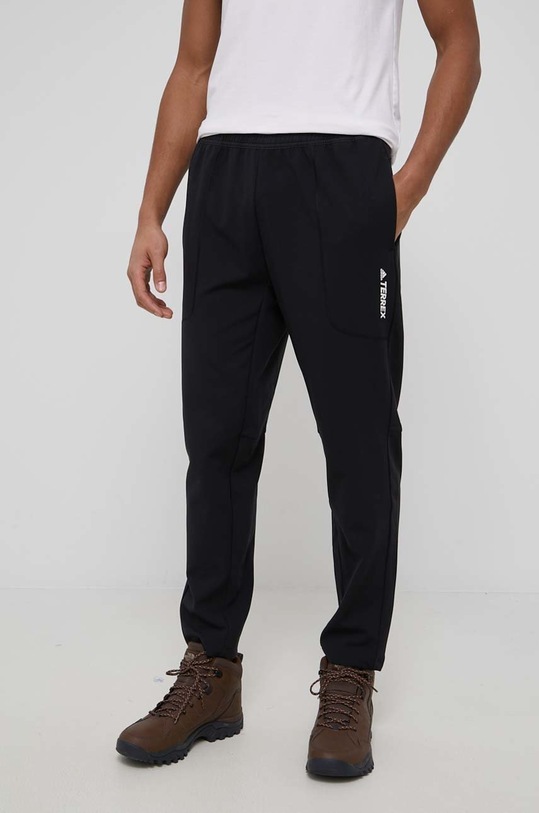 Штани outdoor adidas TERREX GM4771 трикотаж чорний GM4771