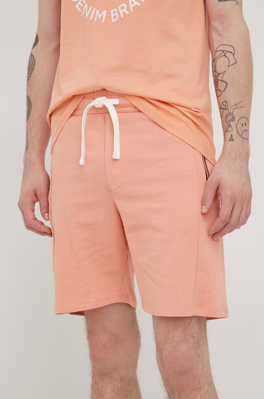Tom Tailor pantaloni scurti din bumbac bumbac portocaliu 1031375.28858
