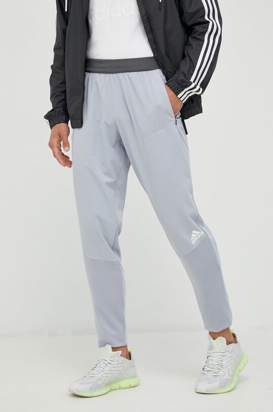 Штани для тренувань adidas Performance з еластаном сірий HC4258