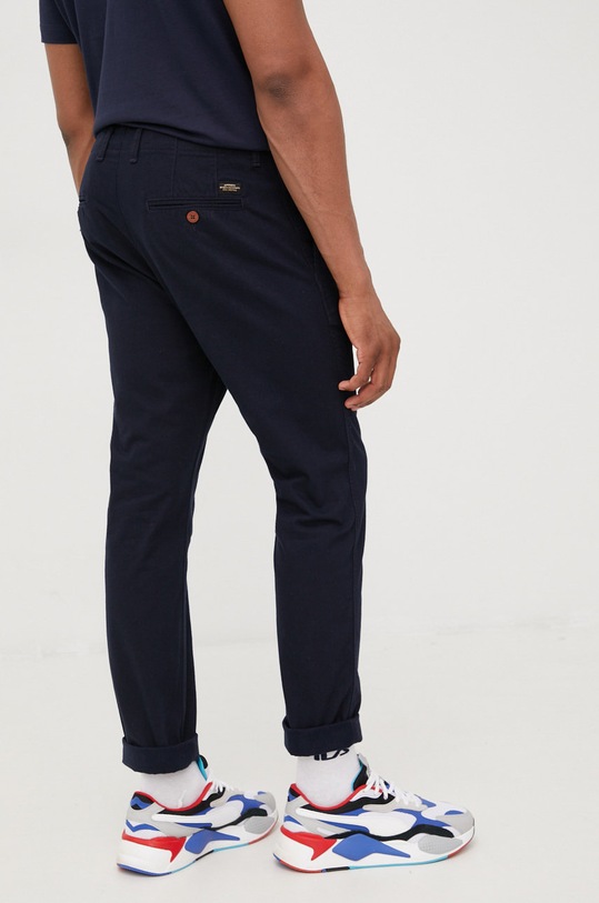 Odjeća Pamučne hlače Superdry M7010689A.17G mornarsko plava