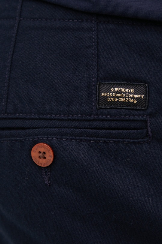 Pamučne hlače Superdry mornarsko plava M7010689A.17G