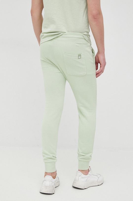 Odzież United Colors of Benetton spodnie bawełniane 3J68UF002.1R9 zielony