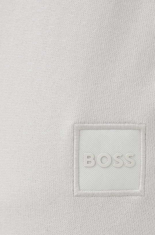 Хлопковые спортивные штаны BOSS BOSS CASUAL серый 50468448