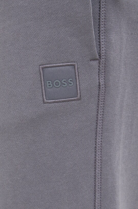 Bavlnené tepláky BOSS BOSS CASUAL sivá 50468448
