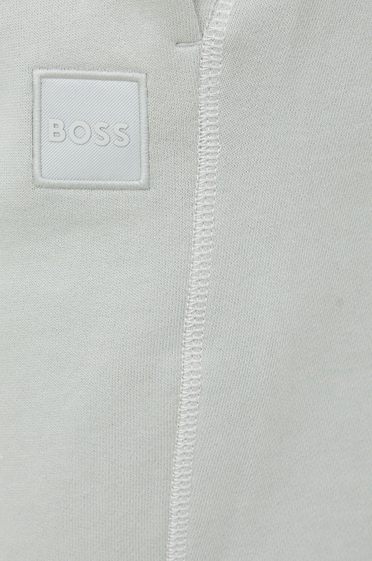 Bavlněné tepláky BOSS casual 50468448 šedá