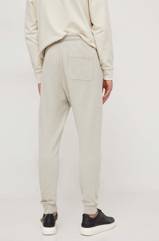 Odzież BOSS spodnie dresowe bawełniane BOSS CASUAL 50472661 beżowy