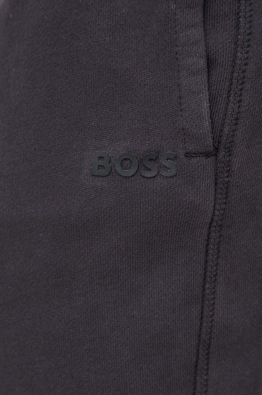 BOSS spodnie dresowe bawełniane BOSS ORANGE czarny 50472661