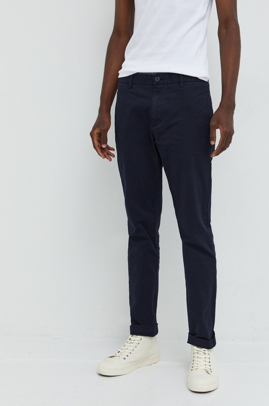 HUGO pantaloni potrivit bleumarin 50468314