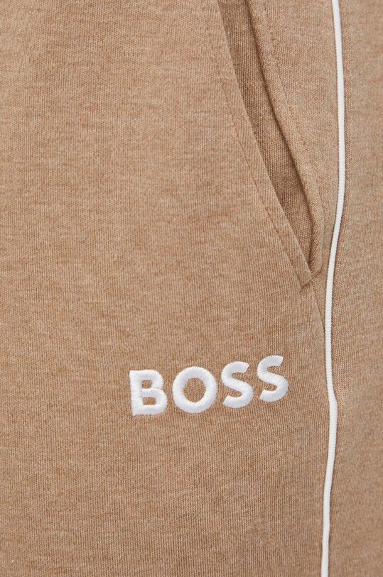 BOSS nadrág otthoni viseletre bézs 50469710
