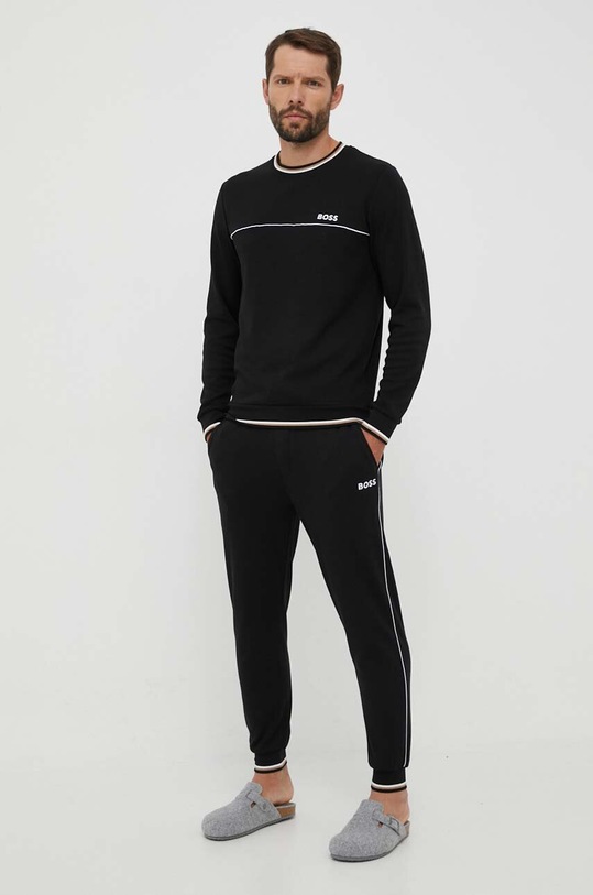 BOSS pantaloni de lounge 50469710 negru SS24