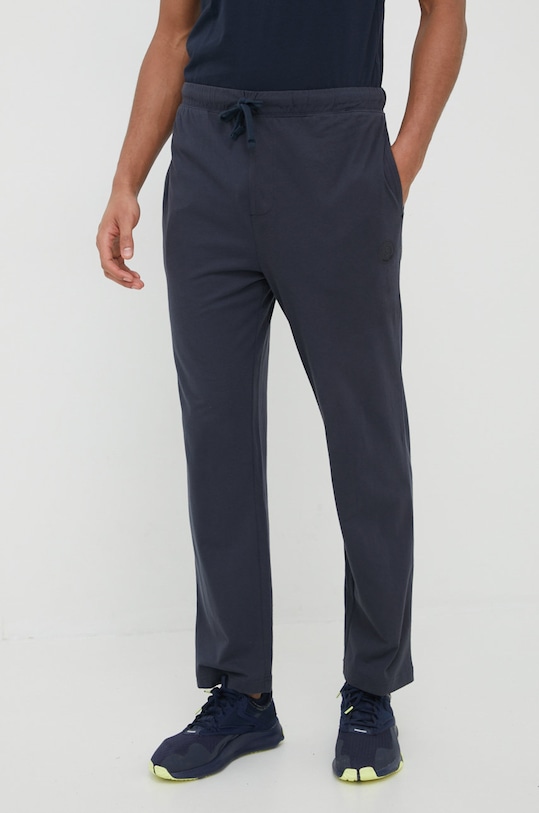 Bavlněné kalhoty MICHAEL Michael Kors pletenina námořnická modř 6BR5P11011