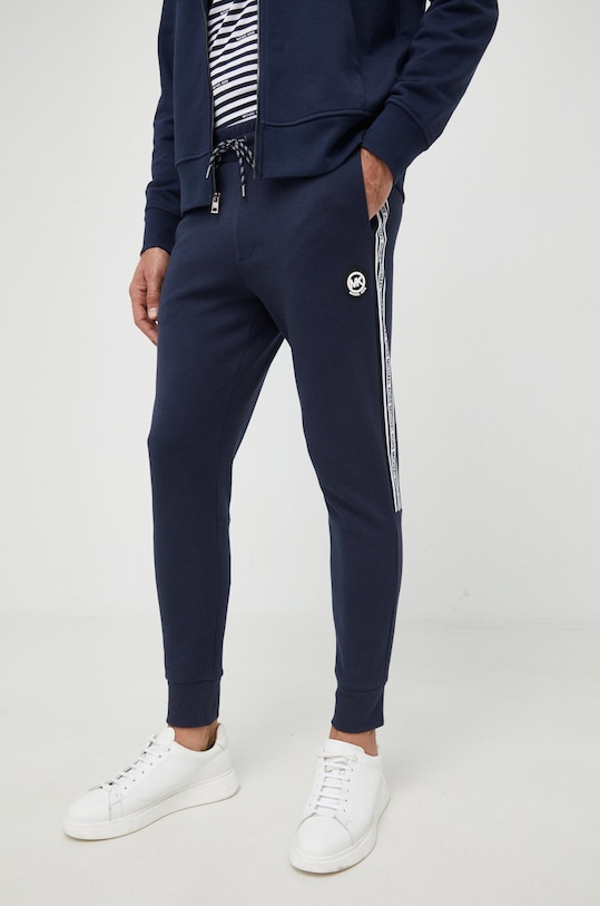 Michael Kors spodnie CS250QB5MF dzianina granatowy CS250QB5MF