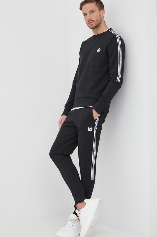 Michael Kors pantaloni tricotaj negru CS250QB5MF