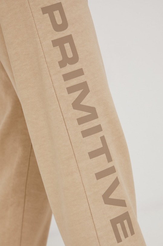 Primitive spodnie dresowe Cut n Sew beżowy pa122502.tan